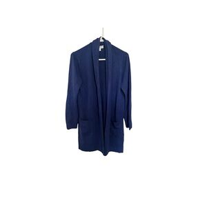 Susan Graver Deep Blue Cardigan
